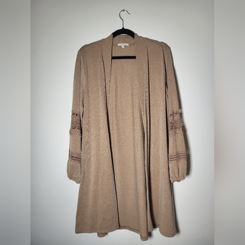 Tan Lace Sweater